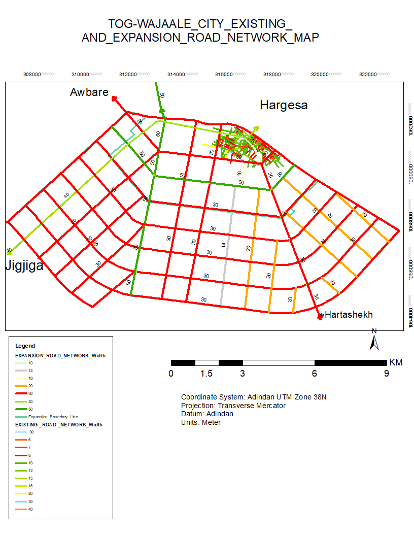 Existing and Expansion Road Network